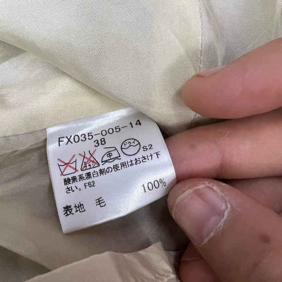 Burberry Beige and Black Check Midi Skirt - Picture 5 of 6